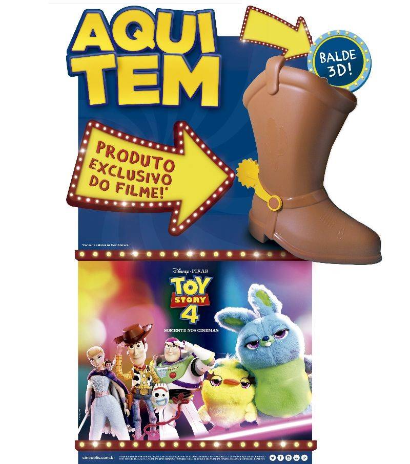 Toy Story 4 combo Cinépolis