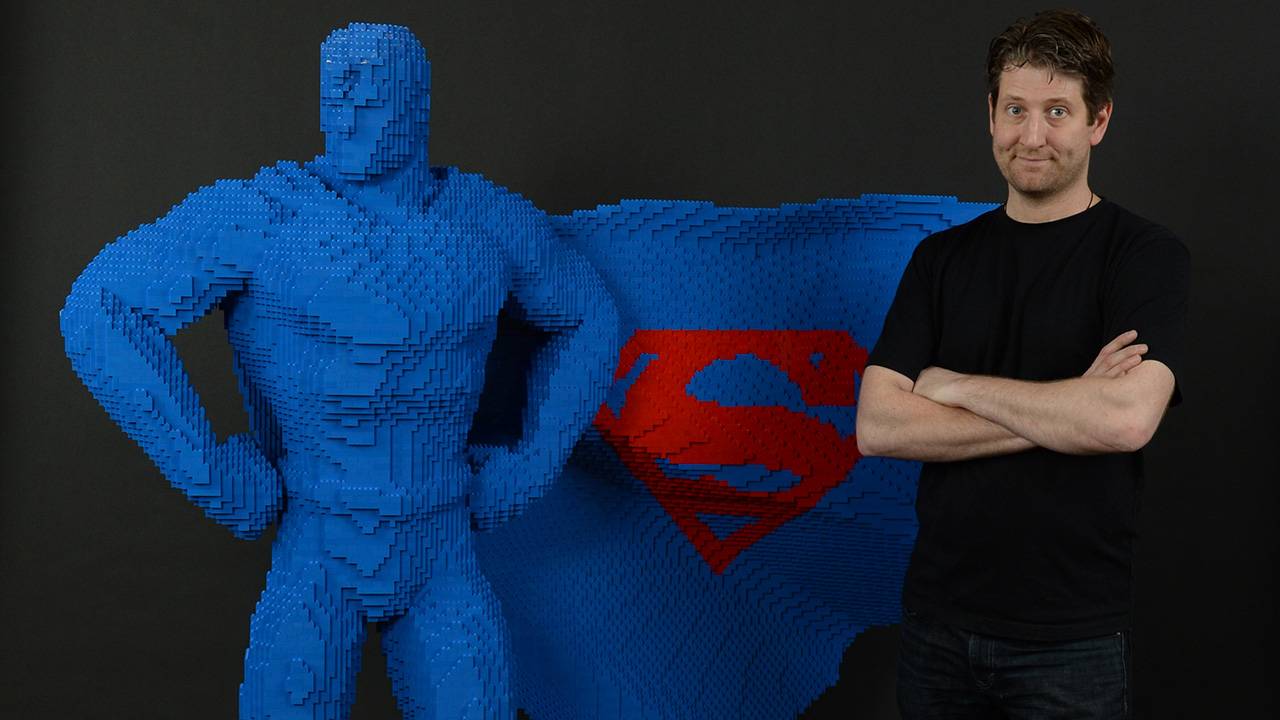 Nathan Sawaya Superman blue (capa) DC
