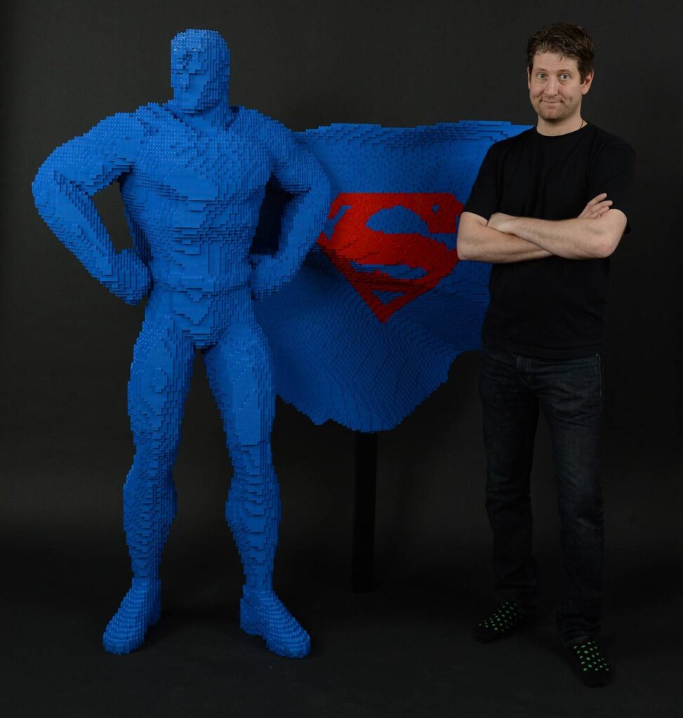 Nathan Sawaya Superman blue (menor)