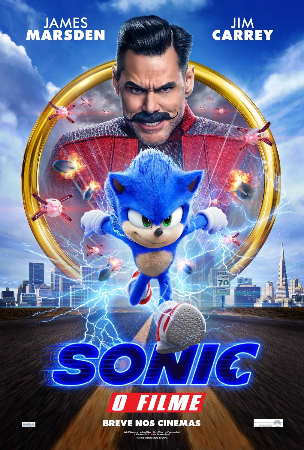 Sonic o Filme cartaz