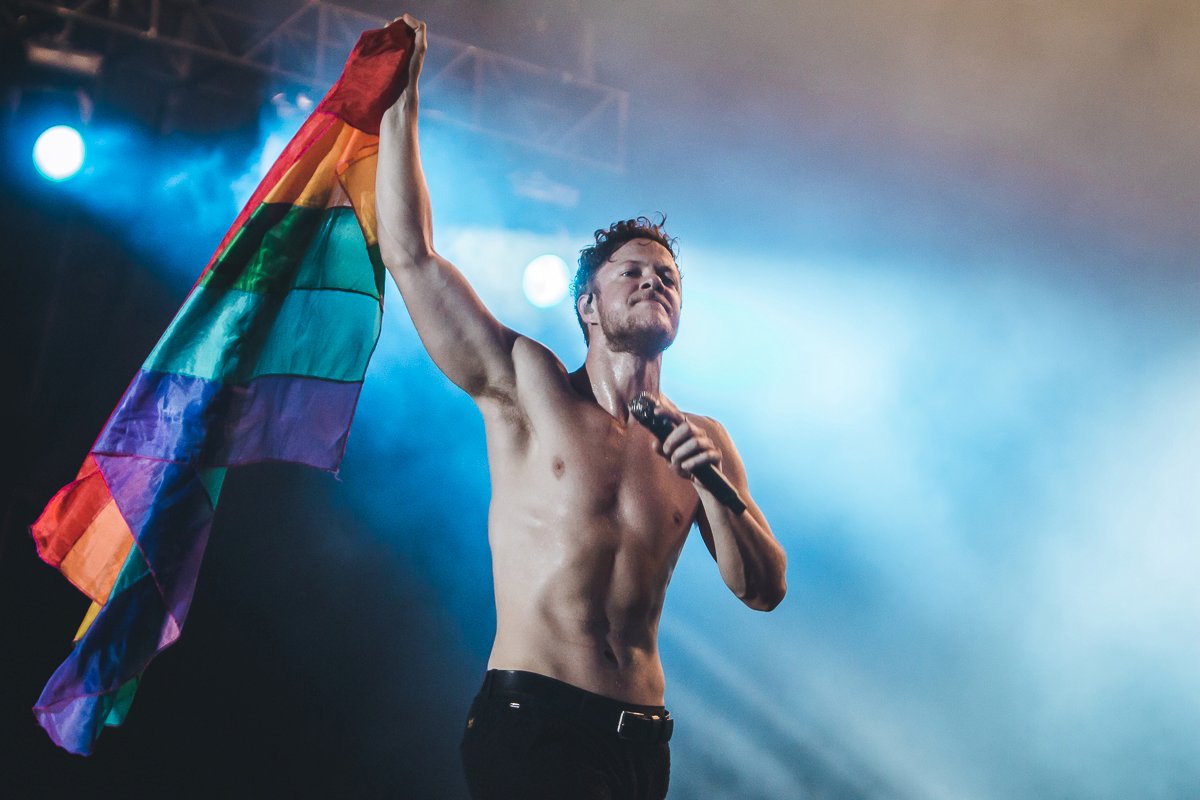 Dan Reynolds Imagine Dragons luta LGBTQIA+ Crédito MRossi / Lollapalooza / Divulgação