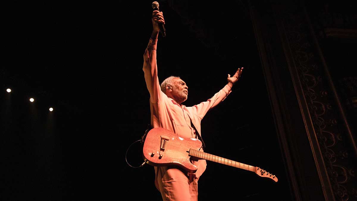 Gilberto Gil na ABL Foto Marcelo Tabach