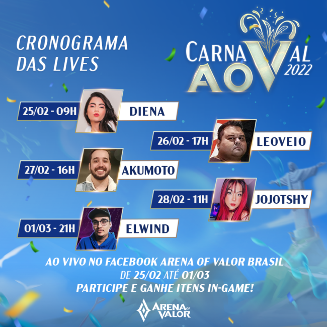 Arena of Valor Live de Carnaval