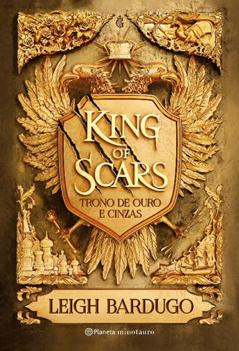King of Scars: Trono de Ouro e Cinzas capa do livro