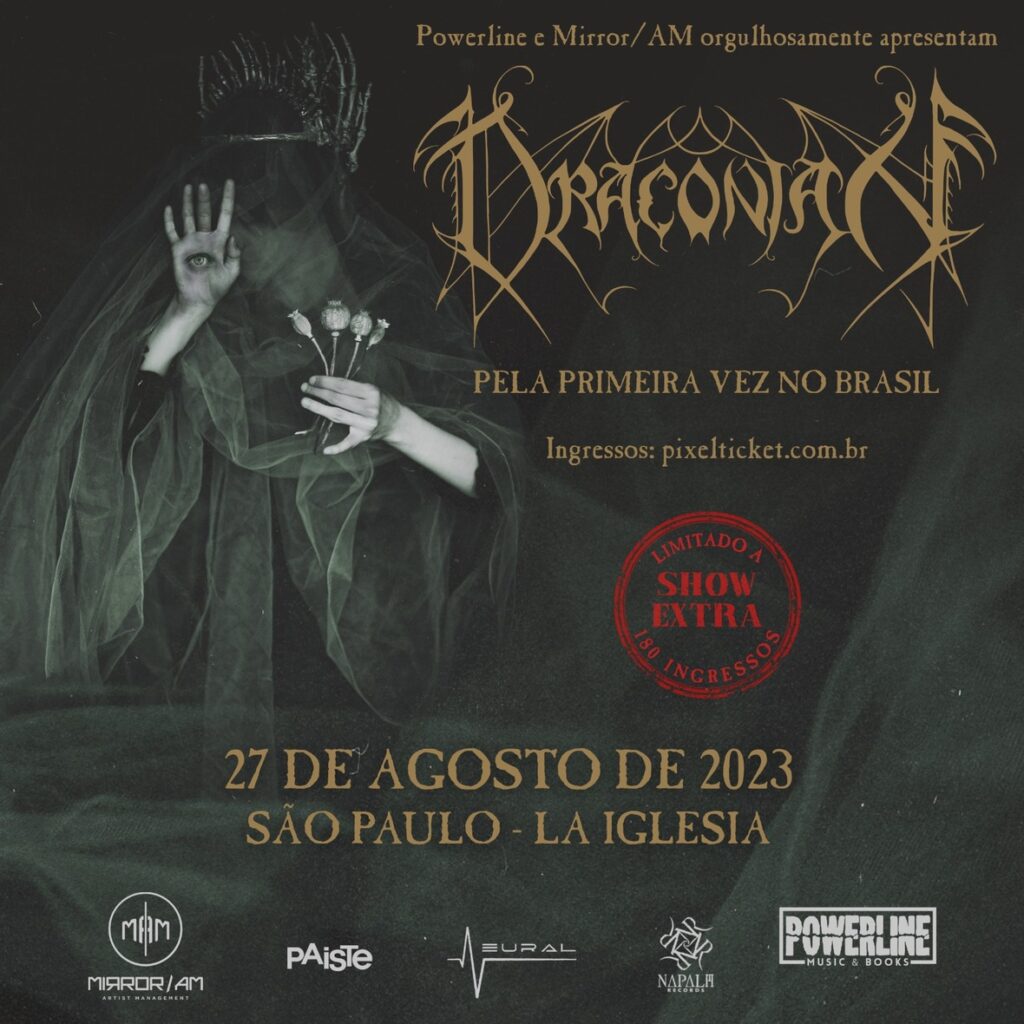Saiba mais sobre o show do Draconian no Brasil em 2023