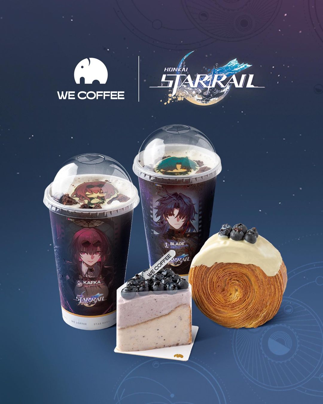 Honkai: Star Rail e We Coffee - conheça o novo menu 